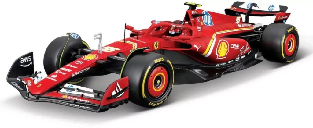 Ferrari Formula With Helmet & Plastic Stand SF - tantis.pl