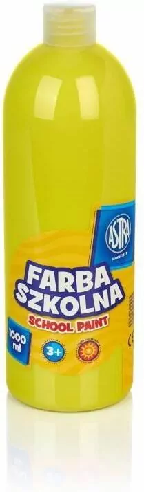 Astra. Farba szkolna cytrynowa, 1000ml - tantis.pl