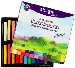 Pastele suche 24 kolory STRIGO