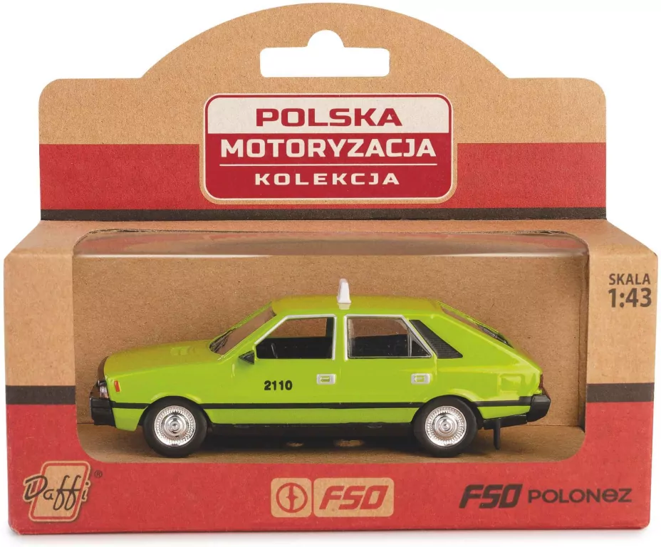 Kolekcja PRL. FSO Polonez Taxi. Zielony - tantis.pl