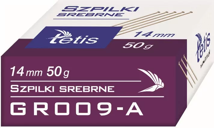 Szpilki 14 mm 50g paczka, 10 sztuk - tantis.pl