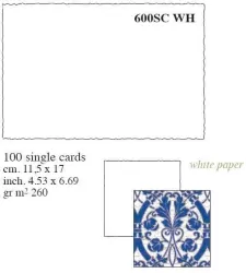 Box 100 Kartek 11,5x17cm 600SC WH