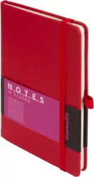 Notes Memofix B6 kratka czerwony