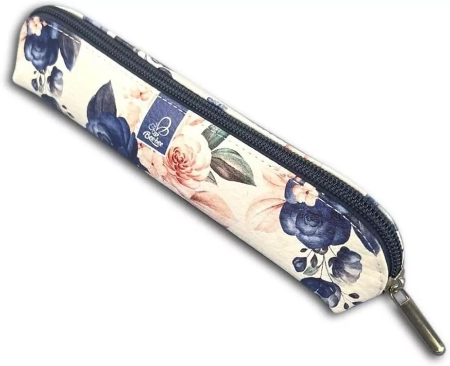 Piórnik mini niebieskie róże - tantis.pl