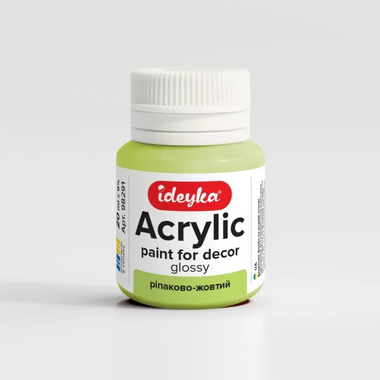 Farba akrylowa Żółty rzepakowy 20ml - tantis.pl