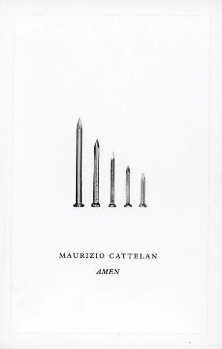 Maurizio Cattelan. Amen - tantis.pl