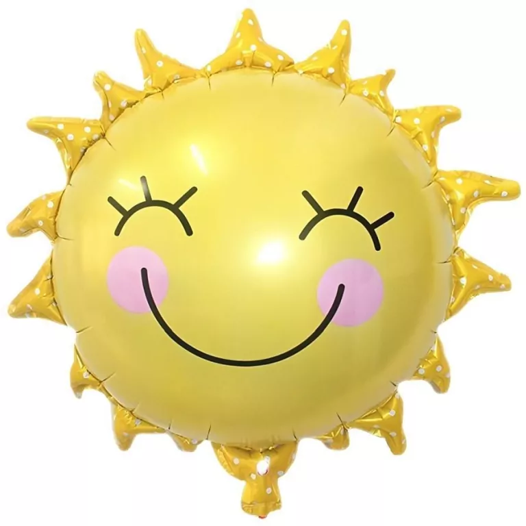Balon foliowy Słońce 52x52cm - tantis.pl