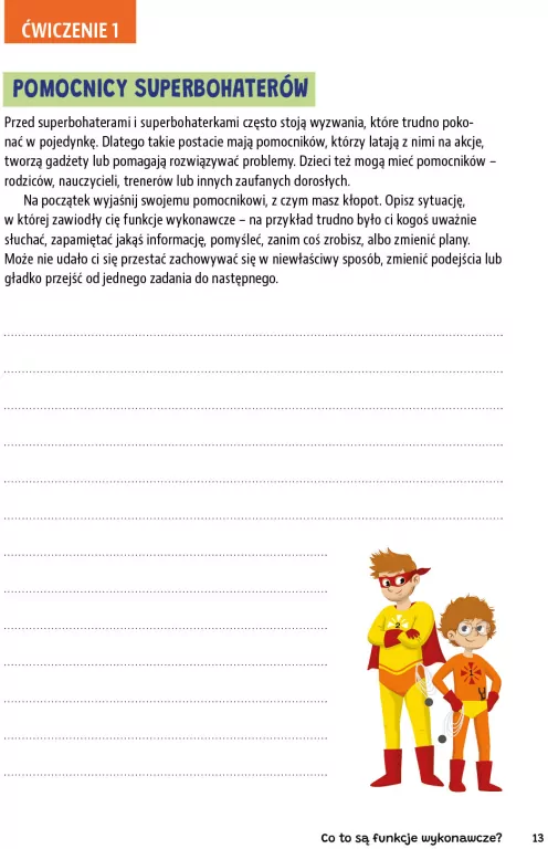 Funkcje wykonawcze. Ćwiczenia dla dzieci - tantis.pl