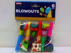 Zestaw 6 trąbek papierowych