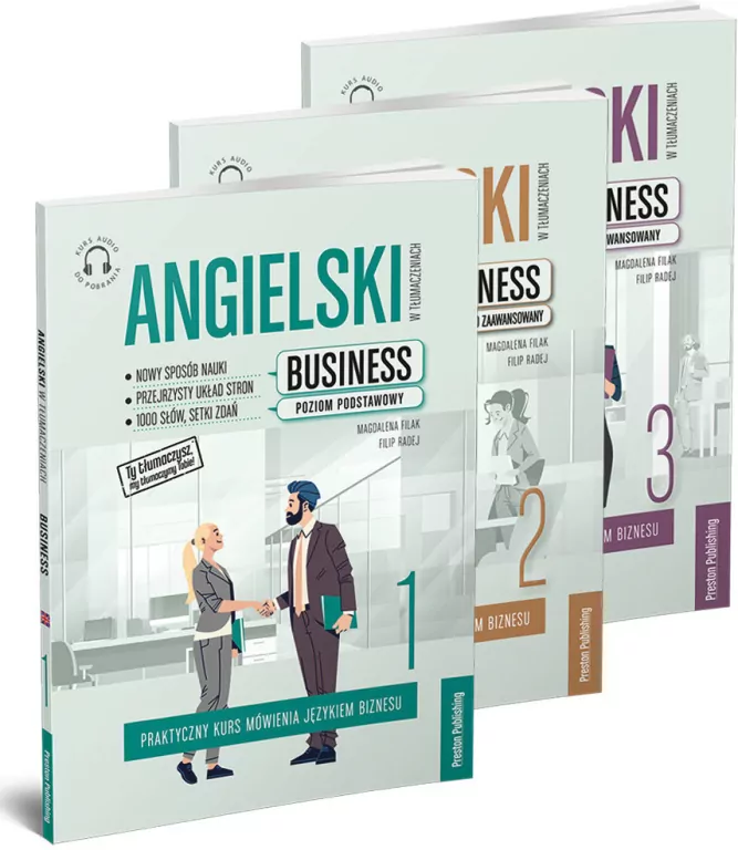Angielski w tłumaczeniach. Business. Cz. 1-3 - tantis.pl