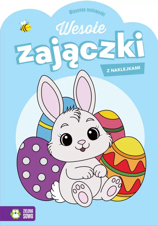 Wiosenne malowanki. Wesołe zajączki - tantis.pl