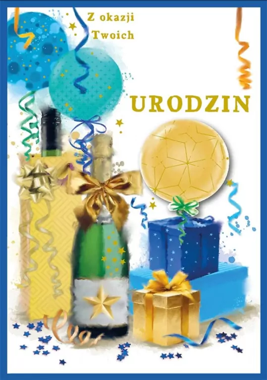 Karnet DK-1223 Urodziny (wymienne cyfry) - tantis.pl