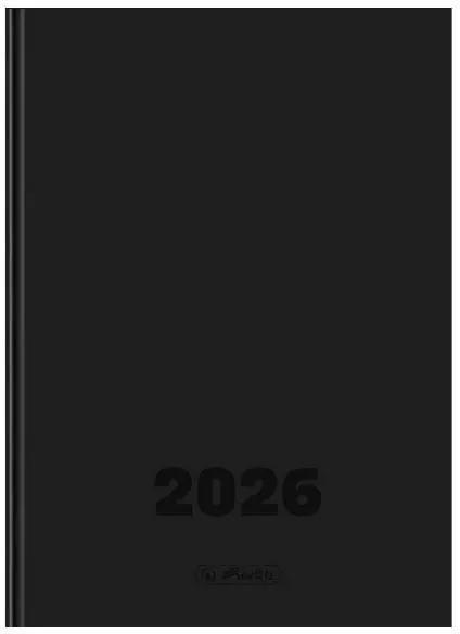 Kalendarz 2026 B5 dzienny Szefa DTP czarny HERLITZ - tantis.pl