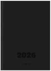 Kalendarz 2026 B5 dzienny Szefa DTP czarny HERLITZ