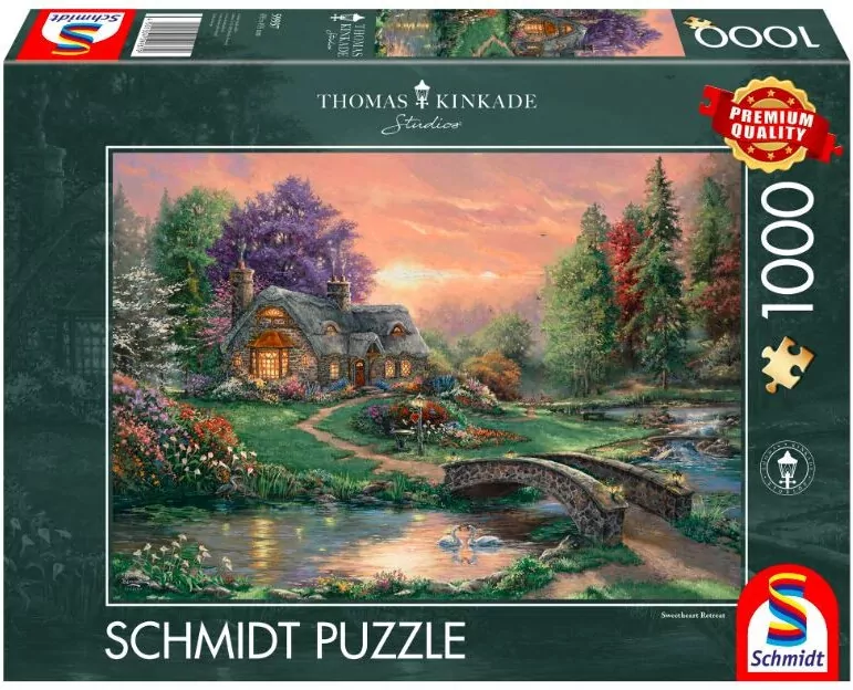 Puzzle 1000. PQ Romantyczny weekend. T. Kinkade - tantis.pl