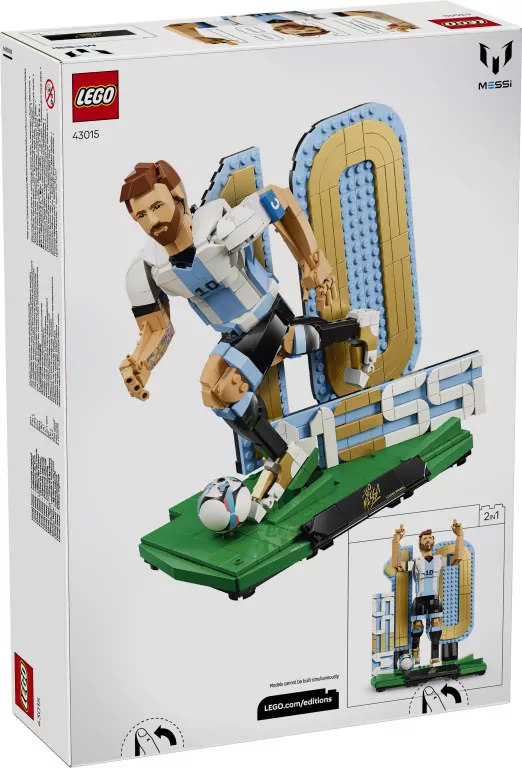LEGO® Lionel Messi — piłkarska legenda 43015 - tantis.pl