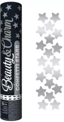 Konfetti pneumatyczne. Srebrne gwiazdki