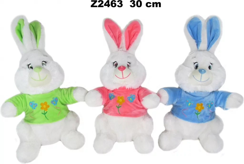 Zajączek w bluzce 30cm MIX - tantis.pl