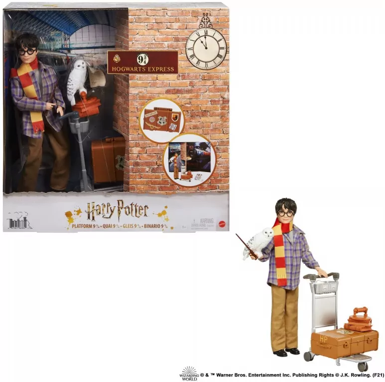 Harry Potter Peron 9 3/4 Zestaw z lalką GXW31 MATTEL - tantis.pl