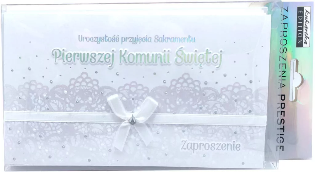 Zaproszenie. Komunia ( 5 szt.) - tantis.pl