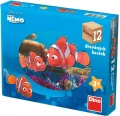 Drewniane klocki obrazkowe Gdzie jest Nemo 12el - tantis.pl