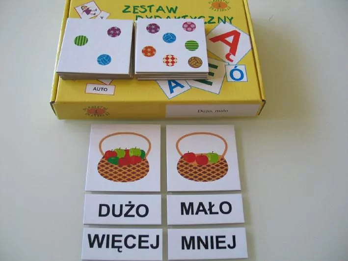 Dużo, mało. Zestaw dydaktyczny - tantis.pl