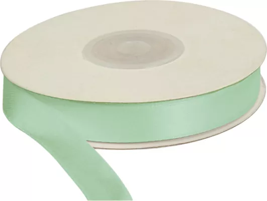 Wstążka dekoracyjna satynowa 12mm/25m miętowa