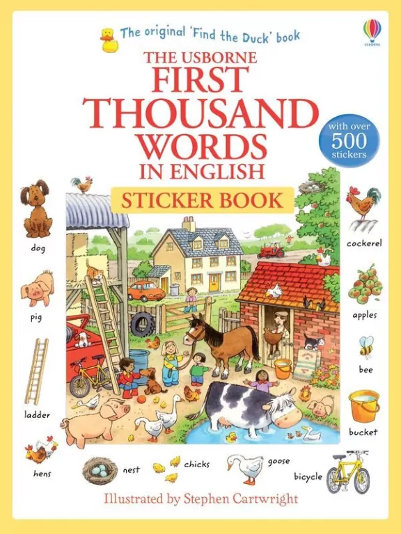 First Thousand Words in English. Sticker Book - tantis.pl