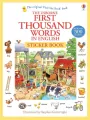 First Thousand Words in English. Sticker Book - tantis.pl