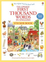 First Thousand Words in English. Sticker Book