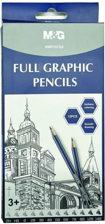 Ołówek artystyczny. Różne twardości - tantis.pl