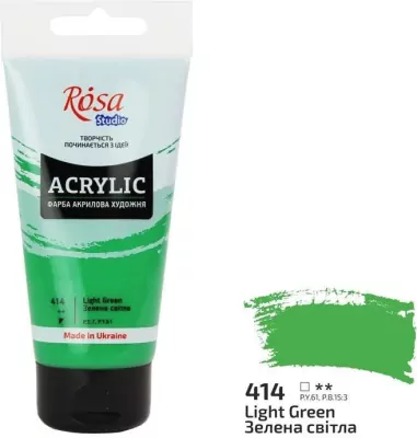 Farba akrylowa light green 414 75ml
