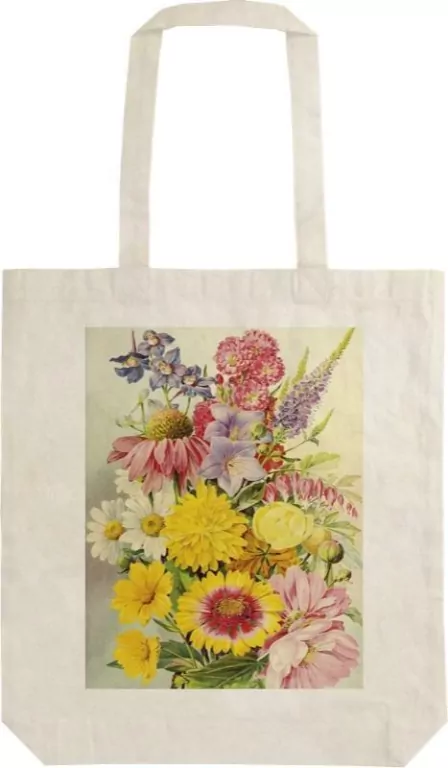 Torba bawełniana STBAG 63 Letnie kwiaty Szoperka - tantis.pl