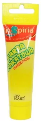 Farba plakatowa w tubie żółta 30ml