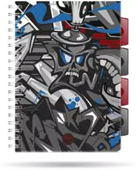 Kołozeszyt A5 100k kratka PP Coolpack street art - tantis.pl