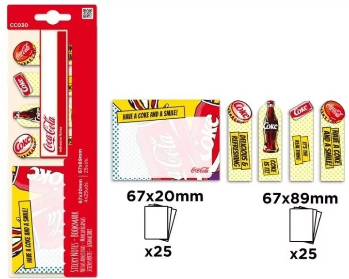 Naklejki indeksujące Coca-Cola - tantis.pl