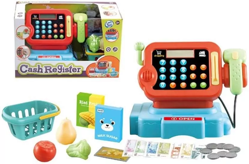 Kasa sklepowa z kalkulatorem i akcesoriami - tantis.pl