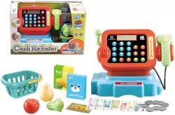Kasa sklepowa z kalkulatorem i akcesoriami