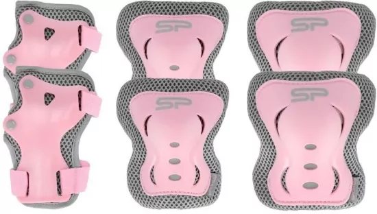 Zestaw ochraniaczy. L różowe