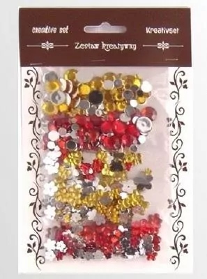 Zestaw kamyczków żółto czerwonych 35g - tantis.pl