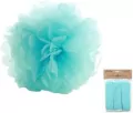 Ozdoba papierowa pompon lazurowa 25cm - tantis.pl