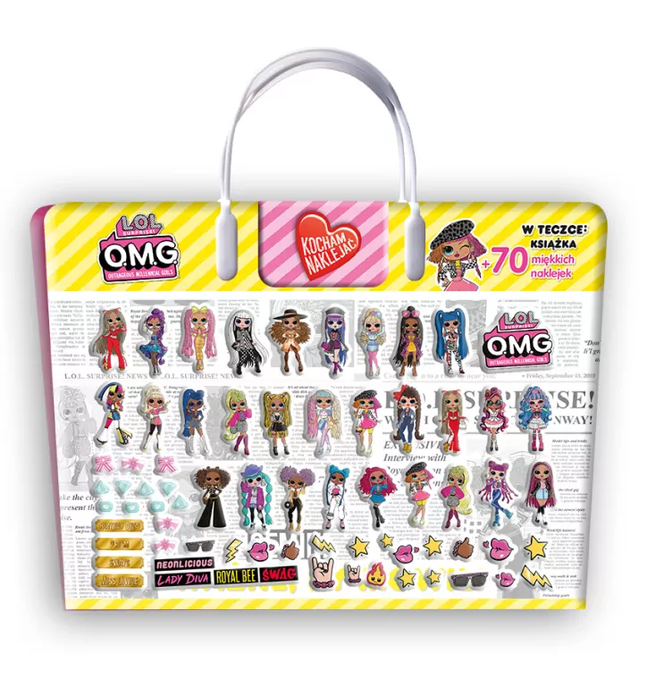L.O.L. Surprise! OMG Ważne, by mówili. Kocham naklejać. Cz.4 - tantis.pl