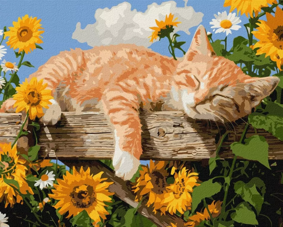 Malowanie po numerach - W objęciach wiosny 40x50cm - tantis.pl