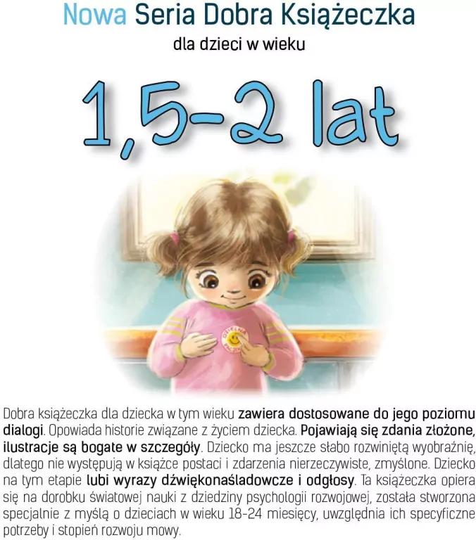 Nowa Seria Dobra Książeczka. 1,5-2 lat - tantis.pl
