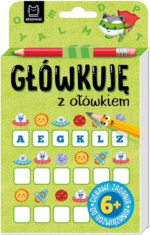 Główkuję z ołówkiem 6+ Książeczka zielona - tantis.pl