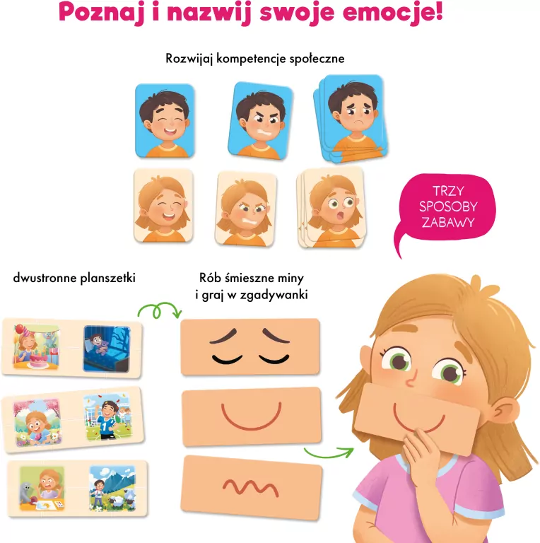Emocje. Gra edukacyjna - tantis.pl
