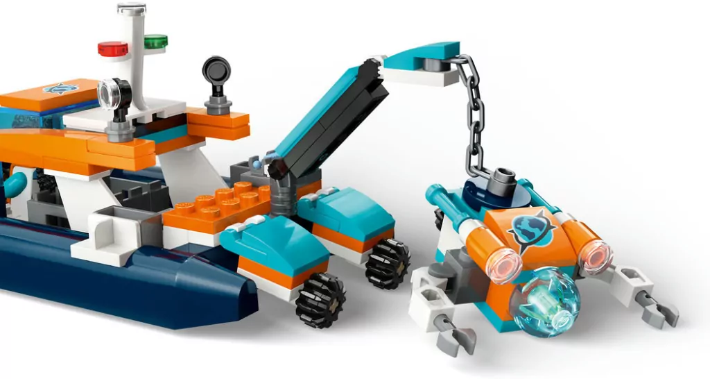 LEGO® City Exploration. Łódź do nurkowania badacza. 60377 - tantis.pl