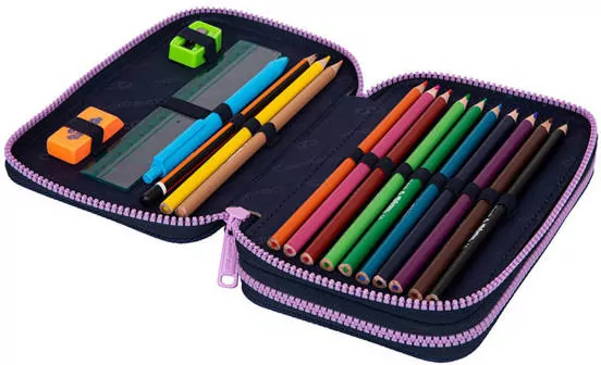 Piórnik 2-komorowy z wyposażeniem. Oh My Deer - tantis.pl