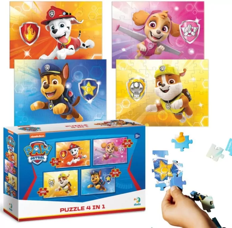 Puzzle. Peppa Pig 4 in1 - tantis.pl