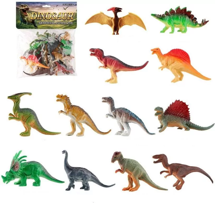 Zestaw dinozaurów MIX - tantis.pl